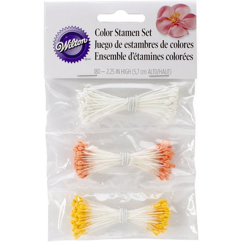 Wilton Coloured Stamen Set - Pack of 180 []