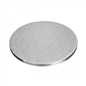 12" Round Cake Drum, 13mm Thick - Silver