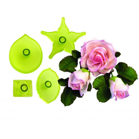 Large Rose - Set of 4