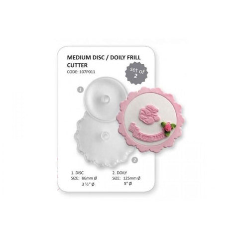 Medium Frill (Doily 125 & 86mm) - Set of 2