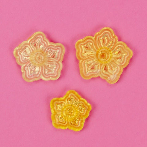 Lacy Flowers - Set of 3 - Limited Stock