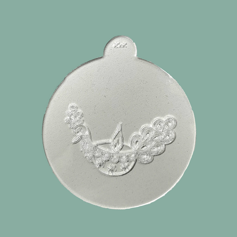 Debosser Stamp - Diwali Peacock Lamp