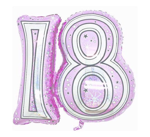 32" 18th Pink Foil Balloon