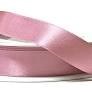 15mm x 20m Double Faced Poly Satin Ribbon Roll - Baby Pink