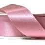 25mm x 20m Double Faced Poly Satin Ribbon Roll - Baby Pink