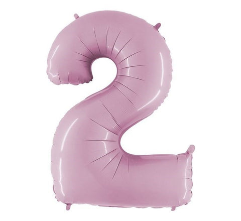 34" 2 Baby Pink Foil Balloon