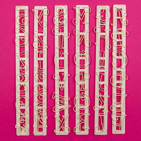 Funky Alphabet & Number Cutter Set []