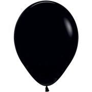 100pk 5" fashion Black sempertex balloons