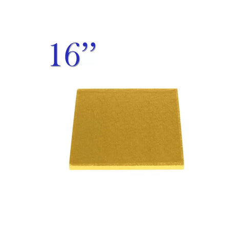 16" Square Gold Drum, 13mm Thick