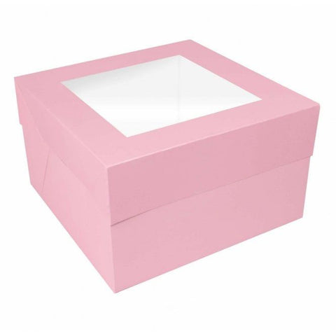 Pink Cake Box With Window