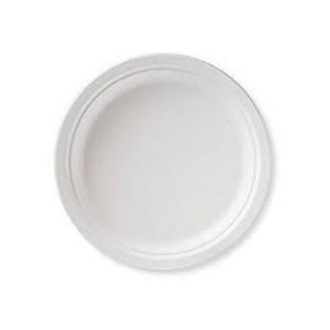 18cm Round Bagasse Plates Qty:50