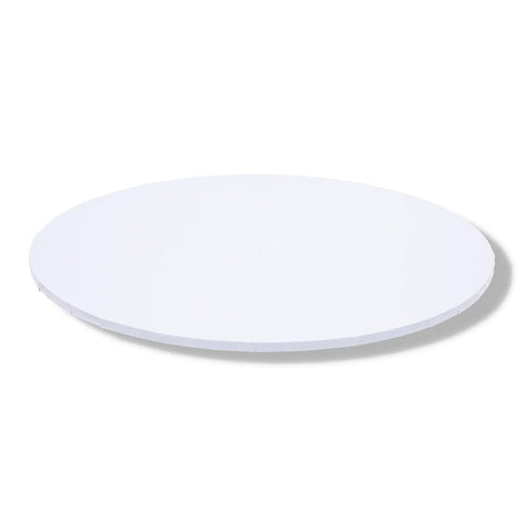 6" Matt White Round 10mm MDF Masonite Cake Board