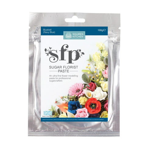 Squires Kitchen Sugar Florist Paste Bluebell (Navy Blue) 100g