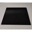 12" Square Masonite Board  3mm - Black