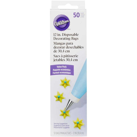 Wilton Disposable Decorating Bags - Pack of 50