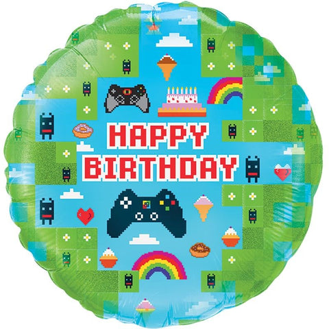 18" Blox Game Foil Balloon