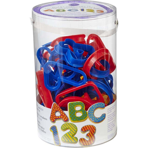 Wilton 50 Piece Alphabet and Number Cutter Set []