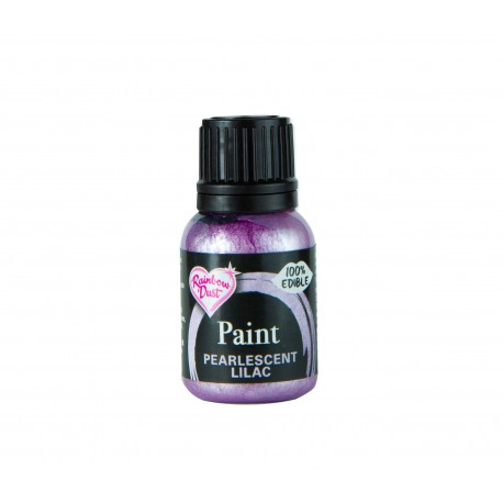 Rainbow Dust Edible Paint, 25ml - Metallic Pearlescent Lilac