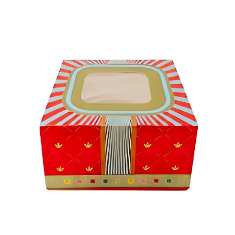 4x4x2" Sweet Box, Pack of 10 - Red
