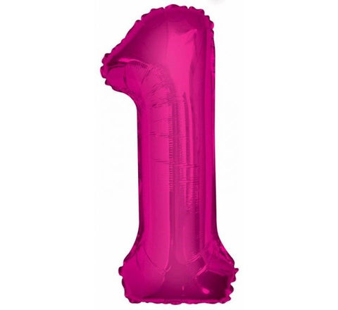 34" 1 Pink Foil Balloon