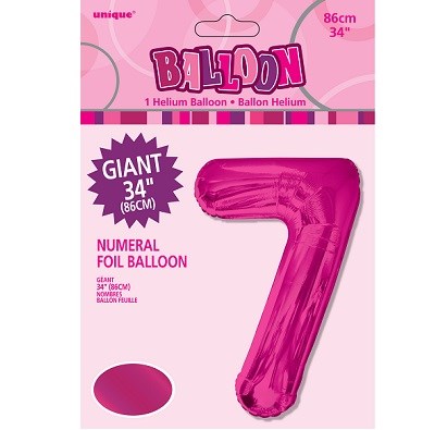 34" 7 PINK Balloon