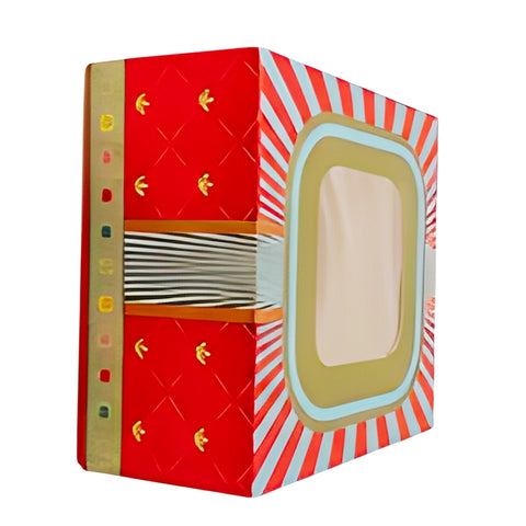 4x4x2" Sweet Box, Pack of 10 - Red