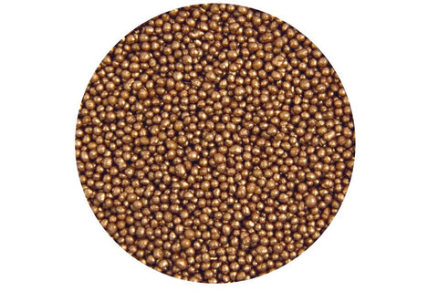 Scrumptious Sugar Hundreds & Thousands Sprinkles - Metallic Bronze 90g []