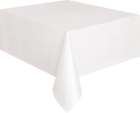Tablecover - White 54"/1.37m x 2.74m Rectangle x1