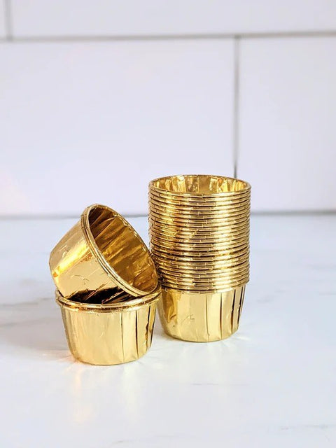 Gold 50mm Large Baking Cups 1x50