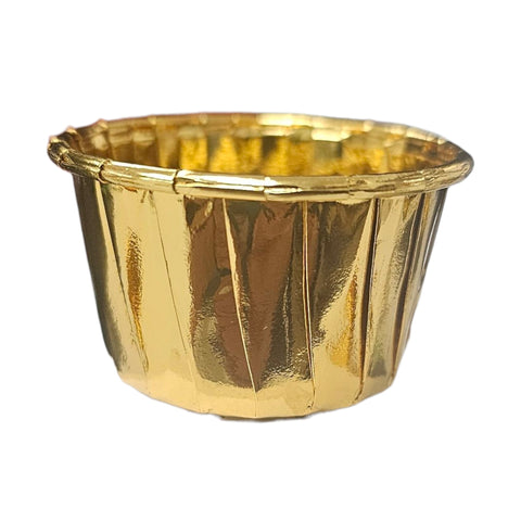 Gold 50mm Large Baking Cups 1x50