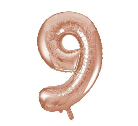 34" 9 ROSE GOLD Balloon