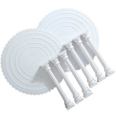 Wilton Roman Column Tier Set - Pack of 8 - Limited Stock