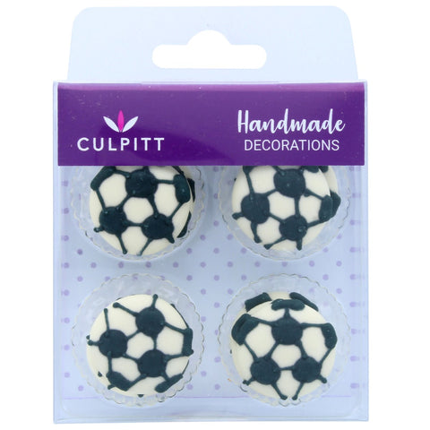 Football Edible Decorations - Pack of 12 []