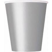 9oz Silver Cups (Pack of 14)