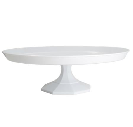 9.75" Cake Stand - 2PCS Assembly - White