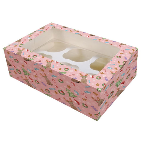 6 Cupcake Box - Magical Woodland