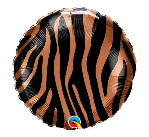 18" Tiger Print Foil Balloon