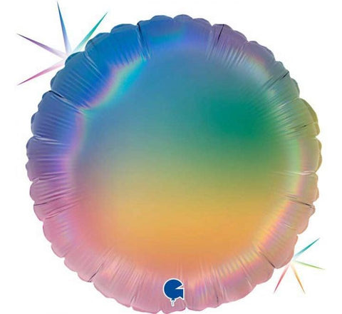 18" Colourful Rainbow Foil Balloon