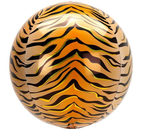 15" Tiger Print Orbz Balloon