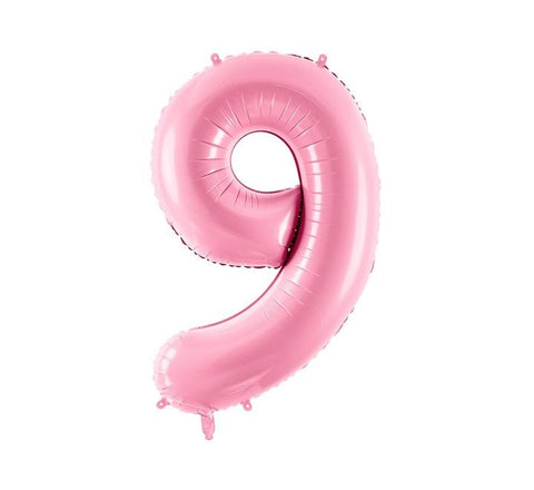 34" 9 LIGHT PINK Balloon