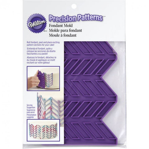 Wilton Precision Patterns Herringbone Fondant Mold