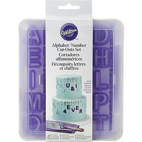 Wilton Alphabet and Number Cut Out Set