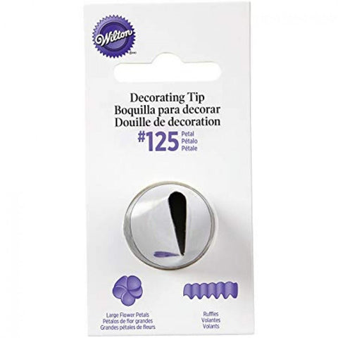 Wilton Large Flower Petal Tip/Nozzle No. 125 Carted []