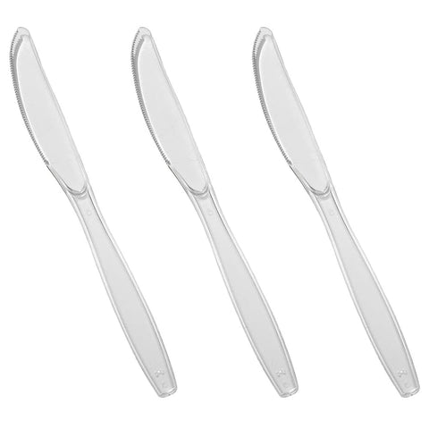 Strong Heavy Duty Clear Knives 1x100
