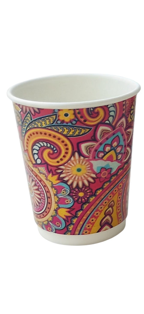 8oz Bollywood Paper Cups 1x25