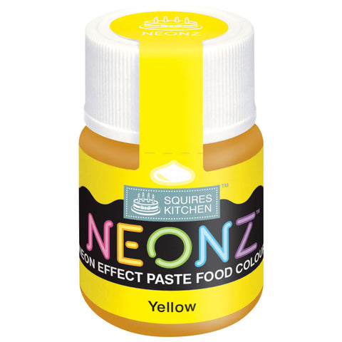 Squires Kitchen NEONZ Paste Colours Yellow