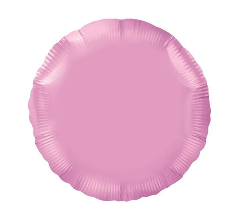 18in Pink Circle Foil Balloon