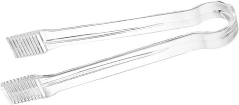 Clear Plastic Salad Serving Tongs (Pack of 2)