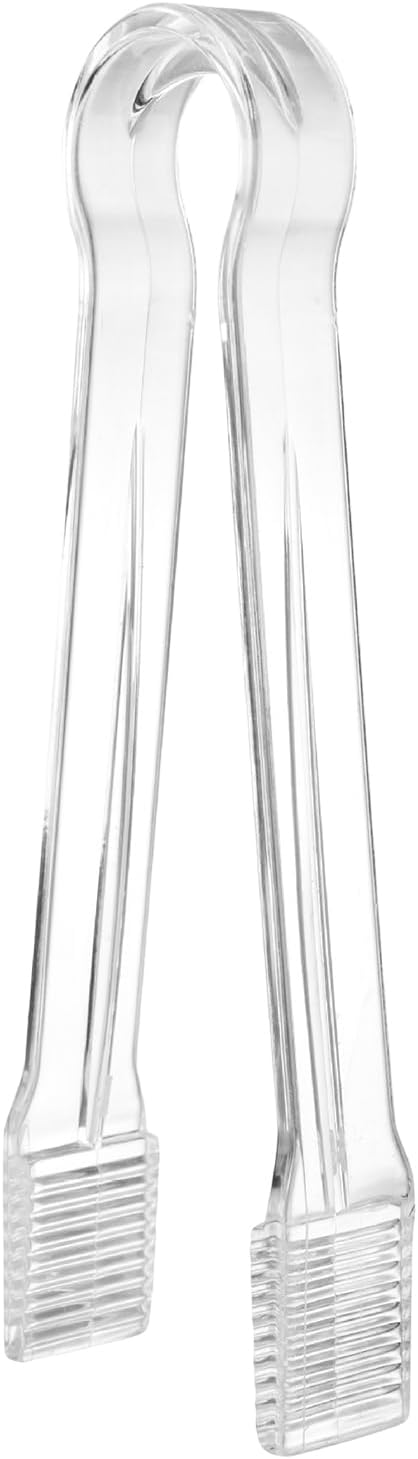 Clear Plastic Salad Serving Tongs (Pack of 2)