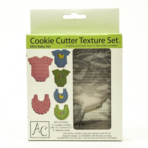 Mini Baby Cookie Cutter Texture Set